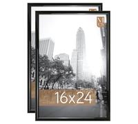 MCS 65687, Black, 16 x 24 Inch Trendsetter Poster Frame, 2-Pack, 16 x 24