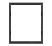 MCS Floating Canvas Frame, Art Frames for Canvas Paintings with Adhesive Fasteners and Hanging Hardware, Black, 24 x 30 Inch