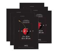 MCS Format Frame (6 Pack), 9 by 12", Black, 9 x 12-Inch