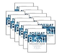 MCS Format Picture Frames, Black, 8.5 x 11, 12-Pack