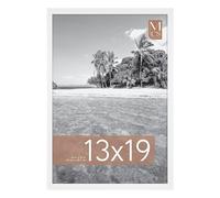 MCS Foundation 13x19 Poster Frame Traditional White, Vertical & Horizontal Wall Hanging Large Picture Frame for Photos, Posters & Art Prints (1-Pack)