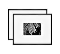MCS Foundry Metal 11x14 matted to 5x7 Black Gallery Wall Frame (2-Pack)