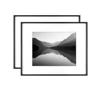 MCS Foundry Metal 16x20 matted to 11x14 Black Gallery Wall Frame (2-Pack)