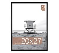 MCS Gallery Foundation 20x27 Poster Frame Black, Vertical & Horizontal Wall Hanging Large Picture Frame for Photos, Posters & Art Prints (1-Pack)