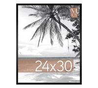 MCS Gallery Foundation 24x30 Poster Frame Black, Vertical & Horizontal Wall Hanging Large Picture Frame for Photos, Posters & Art Prints (1-Pack)
