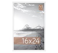 MCS Gallery Foundation Poster Frame, Picture Frame For Wall Art, White, 16 x 24 Inch, Single