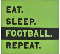 MCS MBI 13.5x12.5 Inch Football Sports Scrapbook Album with 12x12 Inch Pages, Green, Paper
