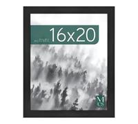 MCS Museum Poster Frame 16x20 Onyx, Vertical & Horizontal Wall Hanging Large Picture Frame for Photos, Posters & Art Prints (1-Pack)