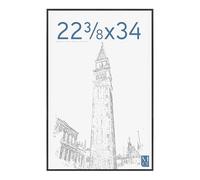 MCS Original Poster Frame 22.375x34 Black Lightweight Vertical & Horizontal Wall Hanging Large Picture Frame for Posters, Art Prints & Gallery Wall (1-Pack)