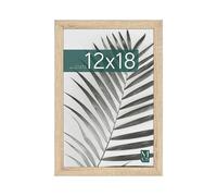 MCS Studio Gallery 12x18 Picture Frame Natural Woodgrain, Rectangle Photo Frame for Photos, Posters & Art Prints (1-Pack)