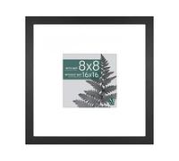 MCS Studio Gallery 16x20 Wood Poster Frame Black Woodgrain, Vertical & Horizontal Wall Hanging Large Picture Frame for Photos, Posters & Art Prints (2-Pack)