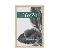 MCS Studio Gallery 16x24 Picture Frame Natural Woodgrain, Photo Frame for Photos, Posters & Art Prints (1-Pack)