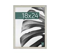 MCS Studio Gallery 18x24 Poster Frame Gray Woodgrain, Vertical & Horizontal Wall Hanging Large Picture Frame for Photos, Posters & Art Prints (1-Pack)