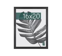 MCS Studio Gallery 41x51 cm (16x20 in) Poster Frame Black Woodgrain, Vertical & Horizontal Wall Hanging Large Picture Frame for Photos, Posters & Art Prints (1-Pack)