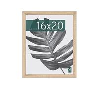 MCS Studio Gallery 41x51 cm (16x20 in) Poster Frame Natural Woodgrain, Vertical & Horizontal Wall Hanging Large Picture Frame for Photos, Posters & Art Prints (1-Pack)