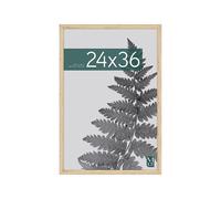 MCS Studio Gallery 61x91.5 cm (24x36 in) Poster Frame Natural Woodgrain, Vertical & Horizontal Wall Hanging Large Picture Frame for Photos, Posters & Art Prints (1-Pack)