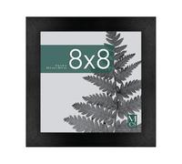 MCS Studio Gallery 8x8 Picture Frame Black Woodgrain, Square Photo Frame for Photos, Posters & Art Prints (1-Pack)