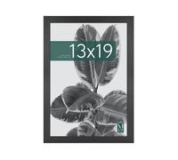 MCS Studio Gallery Frame, Black Woodgrain, 13 x 19 in, Single | Studio Gallery Picture Frame Black Woodgrain Engineered Wood, Rectangle Photo Frame, 13x19 Inch, 1-Pack