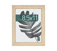 MCS Studio Gallery Frame Natural Woodgrain, Rectang, 1-Pack | Studio Gallery Picture Frame Natural Woodgrain Engineered Wood, Rectangle Photo Frame, 8.5x11 Inch, 1-Pack