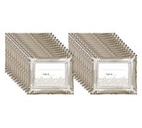 MCS Wedding Photo Frame/Placecard Holder, 69043, 24-Pack, Rustic Brown