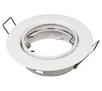 McShine - ER-87 Recessed Frame Recessed Spotlight | 80 mm Diameter, Swivelling (White)