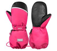 MCTi Kids Ski Mittens Waterproof Warm Winter Snow Skiing Snowboard Gloves Boys Baby Toddler Mitts