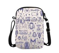 MCU Fans Cross Body Bag Witch Inspired Messenger Bag Movie Hero Shoulder Bag Multiverse Madness Carry On Bag (Witch Cross Body)
