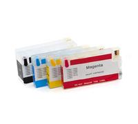 MCUXMVUMI 4Pcs 963xl 964xl Refill Ink Cartridge Compatible With Officejet Pro 9010 9012 9015 9016 9018 9019 9020 9025 Printers Disposable Chip Included(HP964XL)