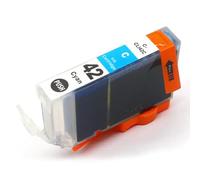 MCUXMVUMI Compatible CLI-42 Ink Cartridge For Pro-100 Pro-100S Printer CLI42BK CY GY LGY M PC PM Ink(Cyan)