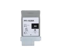 MCUXMVUMI Ink Cartridge PFI-102 Replace For Plotter Wide Format Printer 500 600 700 Model IPF510 IPF610 IPF710 IPF605 IPF720(Black)