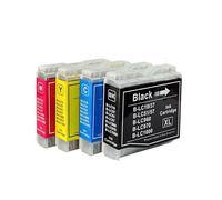 MCUXMVUMI Refillable Ink Cartridge LC51 LC37 LC57 LC970 LC1000 Compatible With DCP-130C 135C 150C DCP-330C DCP-350C Printer(1SET 4PK)
