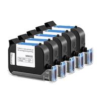 MCUXMVUMI TIJ Cartridge 1/2/3/5PC Compatible Ink Cartridge For Handheld Inkjet Printer 12. 7mm Black Fast Drying Water Solvent Ink(5PC-Black)