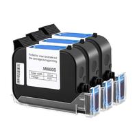 MCUXMVUMI TIJ Cartridge 1/2/3/5PC Compatible Ink Cartridge For Handheld Inkjet Printer 12. 7mm Black Fast Drying Water Solvent Ink(3PC-Black)