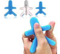 Mcvcoyh Trigger Finger Splint Brace, Flexible Portable Aluminum Finger Splint, Metal Foam Broken Dislocated Finger Stabilizer for Thumb Index Middle Ring Pinky-2 Different Size(3 Pieces)