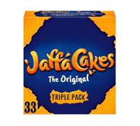 Mcvetes the Original Jaffa Cakes Triple pack 33 Cakes, Light Sponge Cakes with Dark Crackly Chocolate coated and a Tangy Orangey Centre, Available for Hampers and Gifts for all Occasions (1 Box)