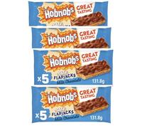 McVitiee's Hobnobs Oaty Flapjacks Milk Chocolate Multipack 5x26.4g (4 Pack) | NIGHT FURY