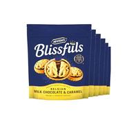 McVitie's Blissfuls Belgian Milk Chocolate and Caramel Biscuits,172 g (Pack of 6)