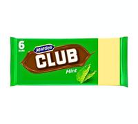 McVitie's Club Mint 8 x 22.5g - Pack of 6