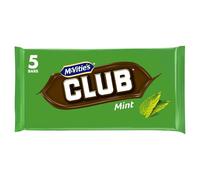 McVitie's Club Mint Bars, 5x22g