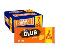 McVitie's Club Orange Bars 22g (Pack of 7)