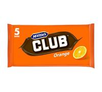 McVitie's Club Orange Bars, 5x22g