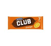 McVitie's Club Orange Biscuit Bars, 7 Bars per Pack (Pack of 1)
