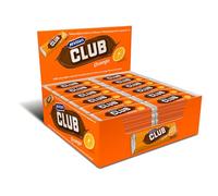 McVitie's Club Orange Biscuit Bars, Zesty Orange Flavour, 22 g (Pack of 60) | Individually Wrapped, Crunchy Texture, Great For Snacking Anytime
