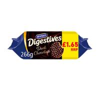 McVitie's Dark Chocolate Digestive Biscuits 266g x Case of 15
