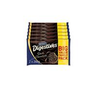 McVitie's Dark Chocolate Digestive Twin Pack, 532 g (Pack of 6)