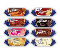McVitie's Digestive Biscuit Bundle - Includes 8 Delicious Flavours, Classic British Snack, Perfect for Tea Time & Sharing
