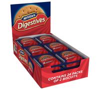 McVitie's Digestives Biscuits To Go, Convenient Snack Packs, 29.4 g (Pack of 24)