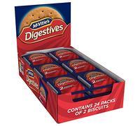 McVitie's Digestives Biscuits To Go, Convenient Snack Packs, 29.4 g (Pack of 24)