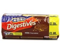 Mcvitie's Digestives Milk Chocolate 300 g (Pack of 15)