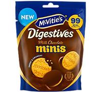 McVitie's Digestives Milk Chocolate Mini Biscuits 80g Pouch